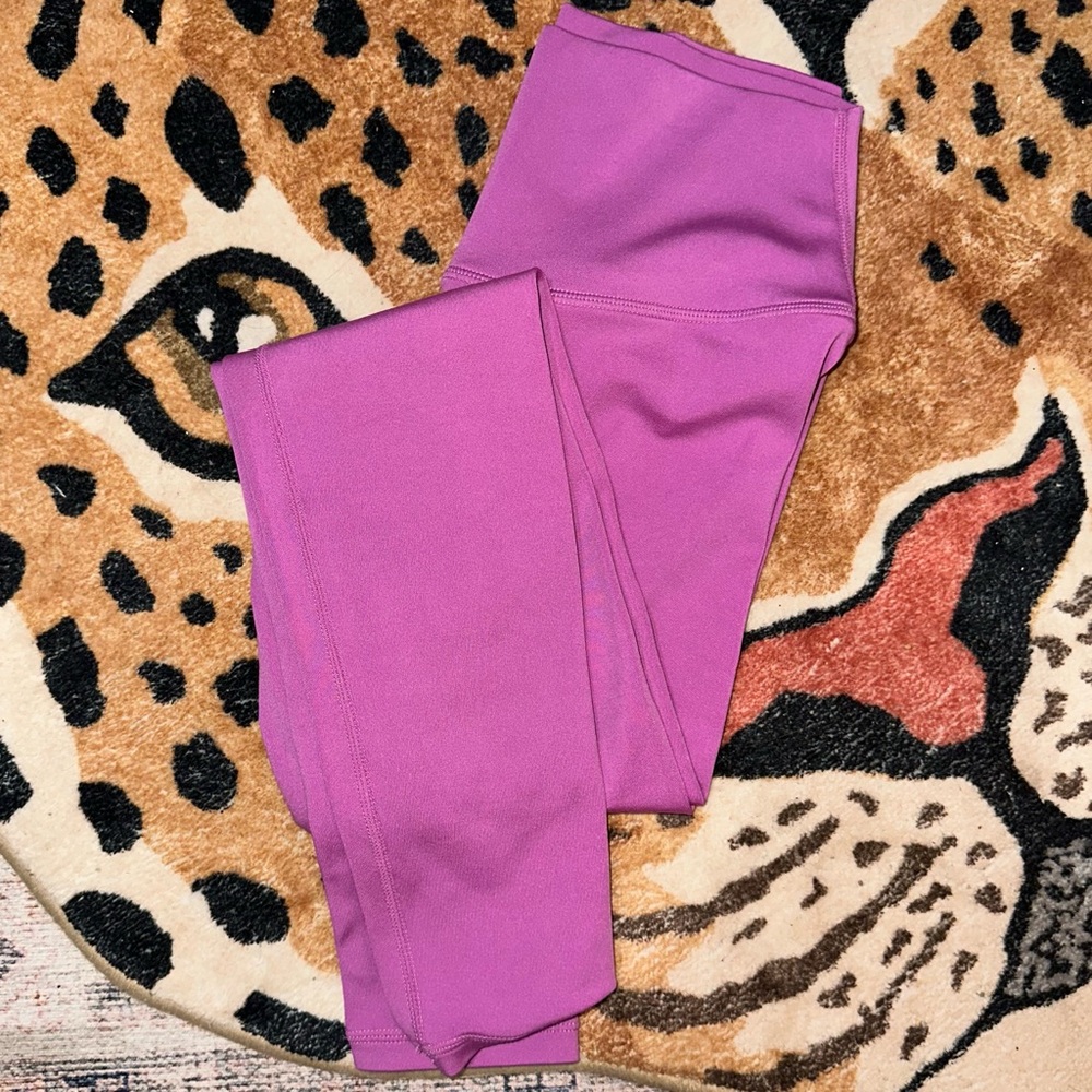 PARAGON Fuchia Purple Leggings Stretchy Athleisure Wear